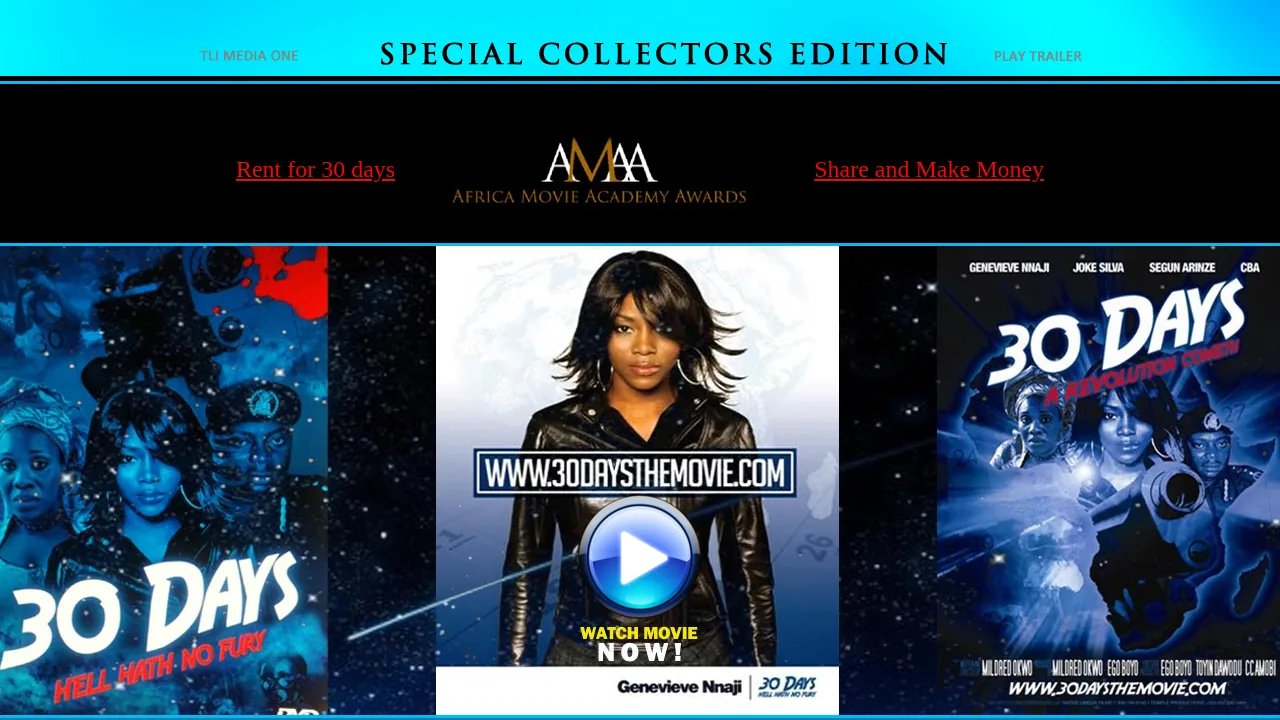 Movie & Film Campaign Sites public website screenshot